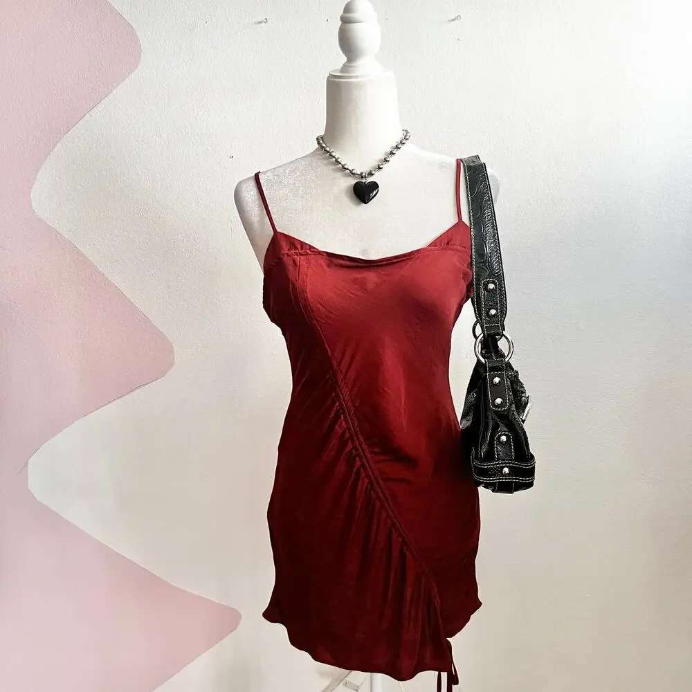 Intimately Free People Slip Dress Rust‎ Boho Bohemian Coquette Fairycore Size XS